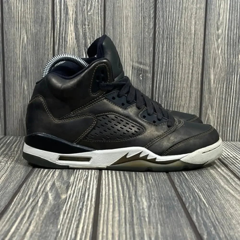 Nike Air Jordan‎ 5 Premium Retro Heiress Camo Metallic Bronze Shoes Sz 5.5Y Wm 7